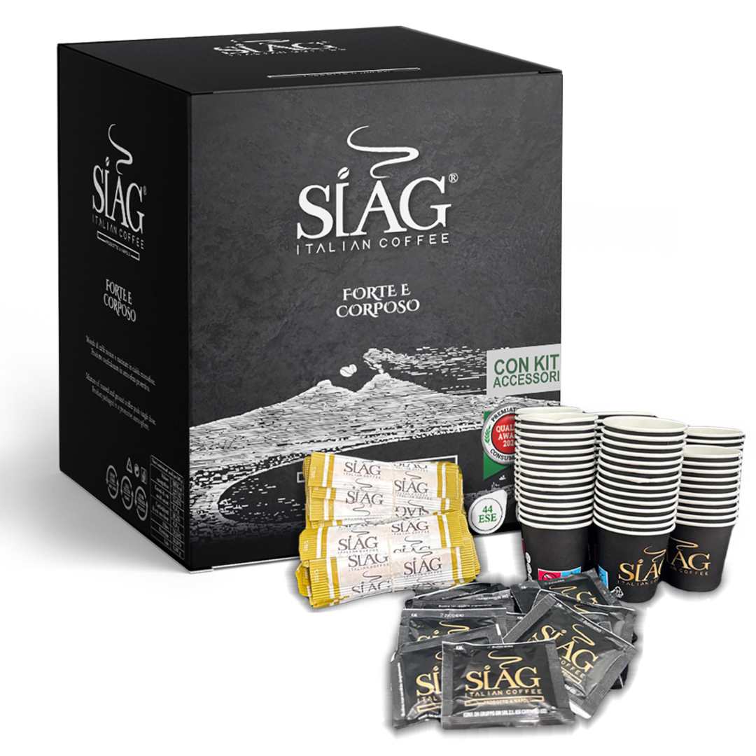 SIAG Miscela Nera ESE Coffee Pods – 80% Robusta & 20% Arabica