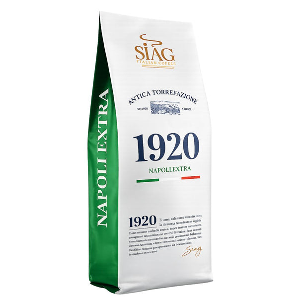 SIAG Napoli Extra Whole Bean Coffee – 100% Arabica – 1 kg