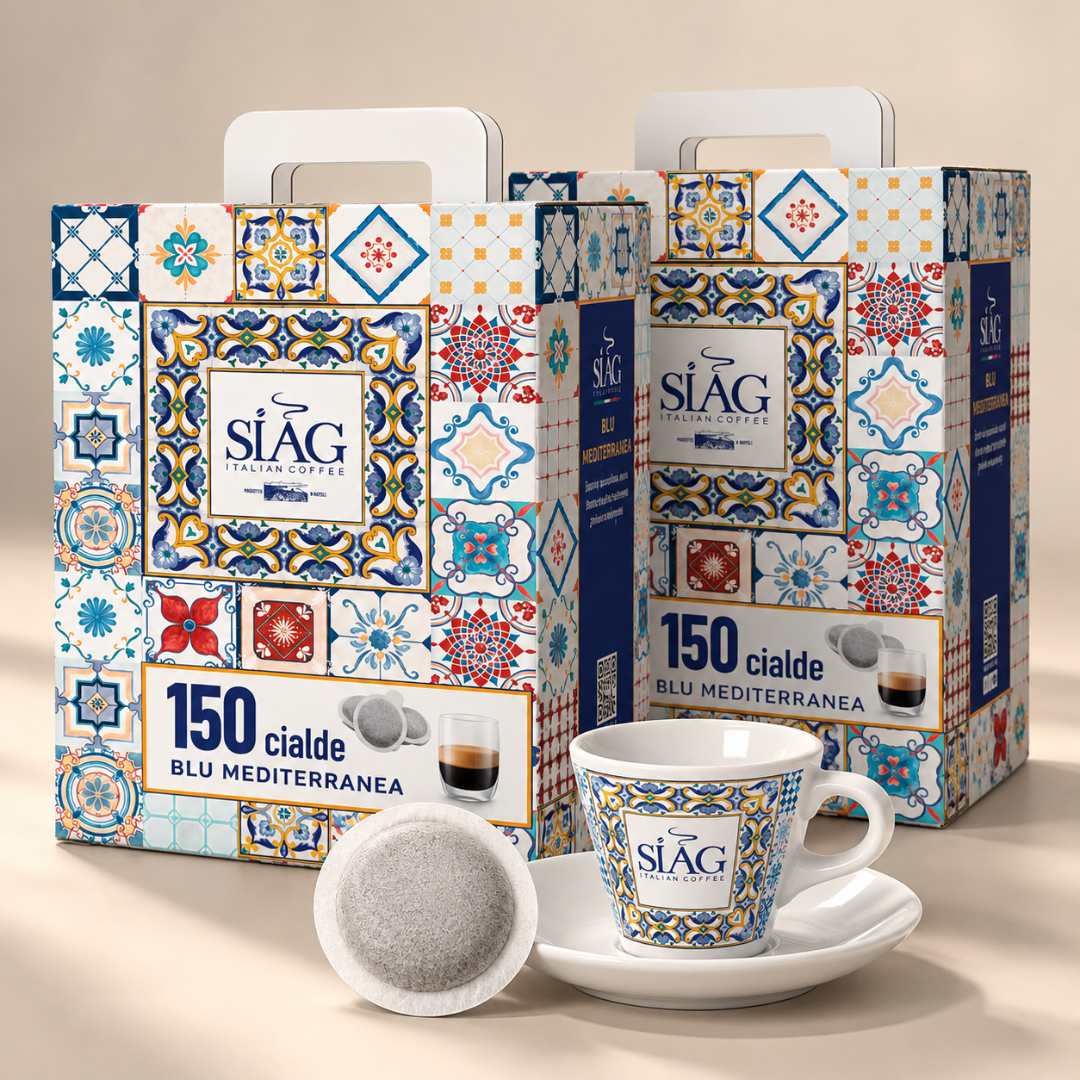 Blu Mediterranea – ESE Pod | 50% Arabica & 50% Robusta Blend