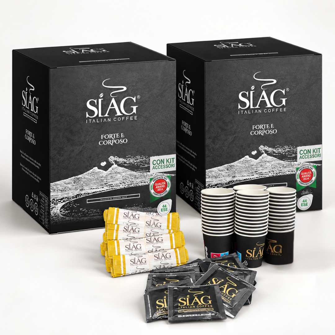 SIAG Miscela Nera ESE Coffee Pods – 80% Robusta & 20% Arabica