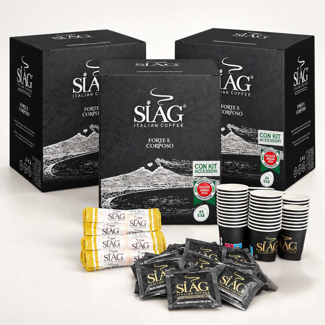 SIAG Miscela Nera ESE Coffee Pods – 80% Robusta & 20% Arabica