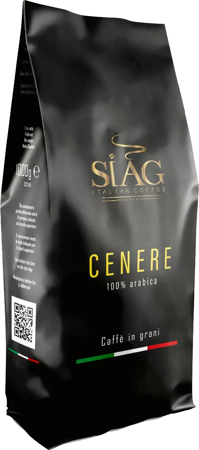 SIAG Cenere 100% Arabica Whole Bean Coffee – 1 kg