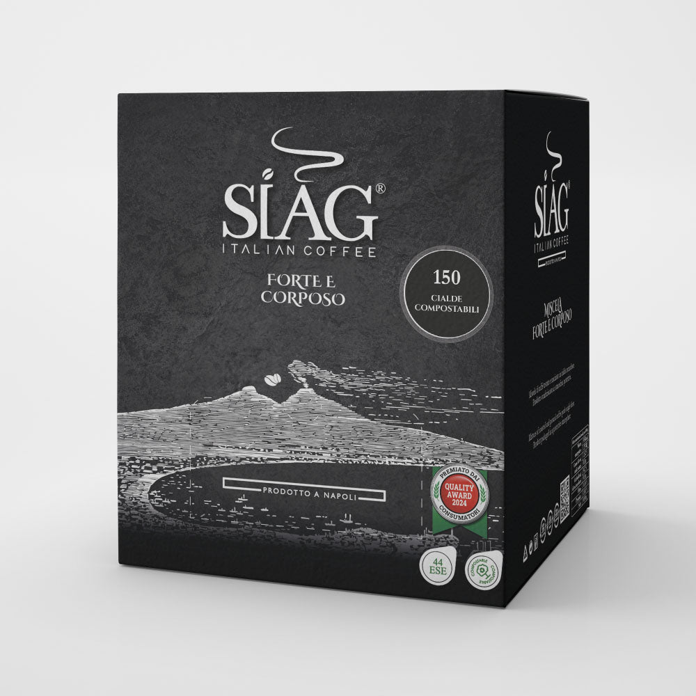 SIAG Miscela Nera ESE Coffee Pods – 80% Robusta & 20% Arabica