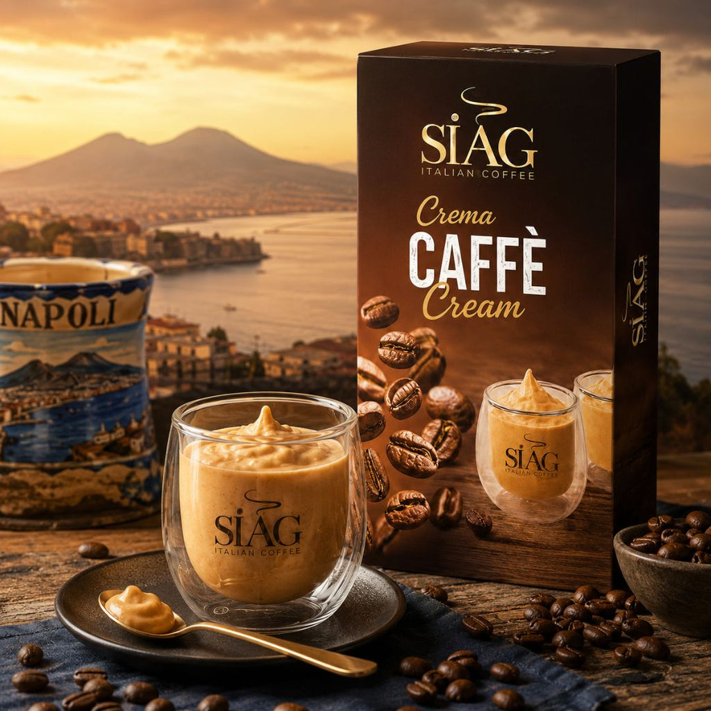 SIAG Crema Caffè Coffee Cream Dessert Mix – 8 to 10 Servings
