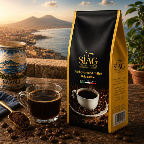 SIAG 100% Arabica Ground Coffee for Drip & Filter – 340 g