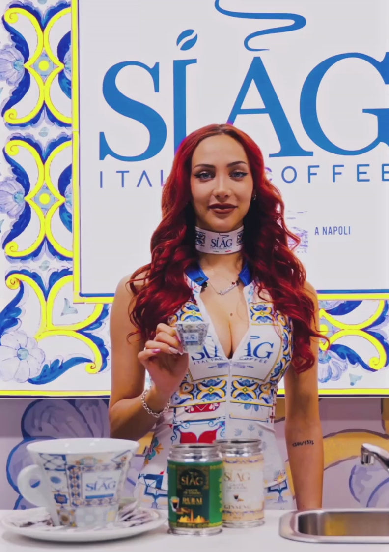 SIÀG Blu Mediterranea – Italian Whole Bean Coffee | 3kg (6.6 lb) + Free Amalfi Coast Cappuccino Cup