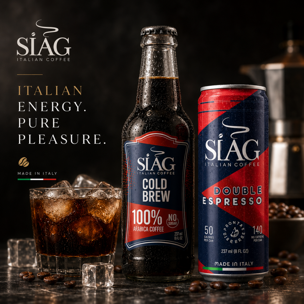 SIAG Cold Brew Coffee – 100% Arabica, No Added Sugar – 237 ml